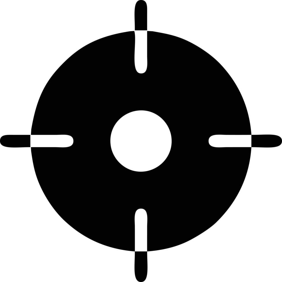 Target focus icon symbol design image, illustration of the success goal icon concept. EPS 10 vector