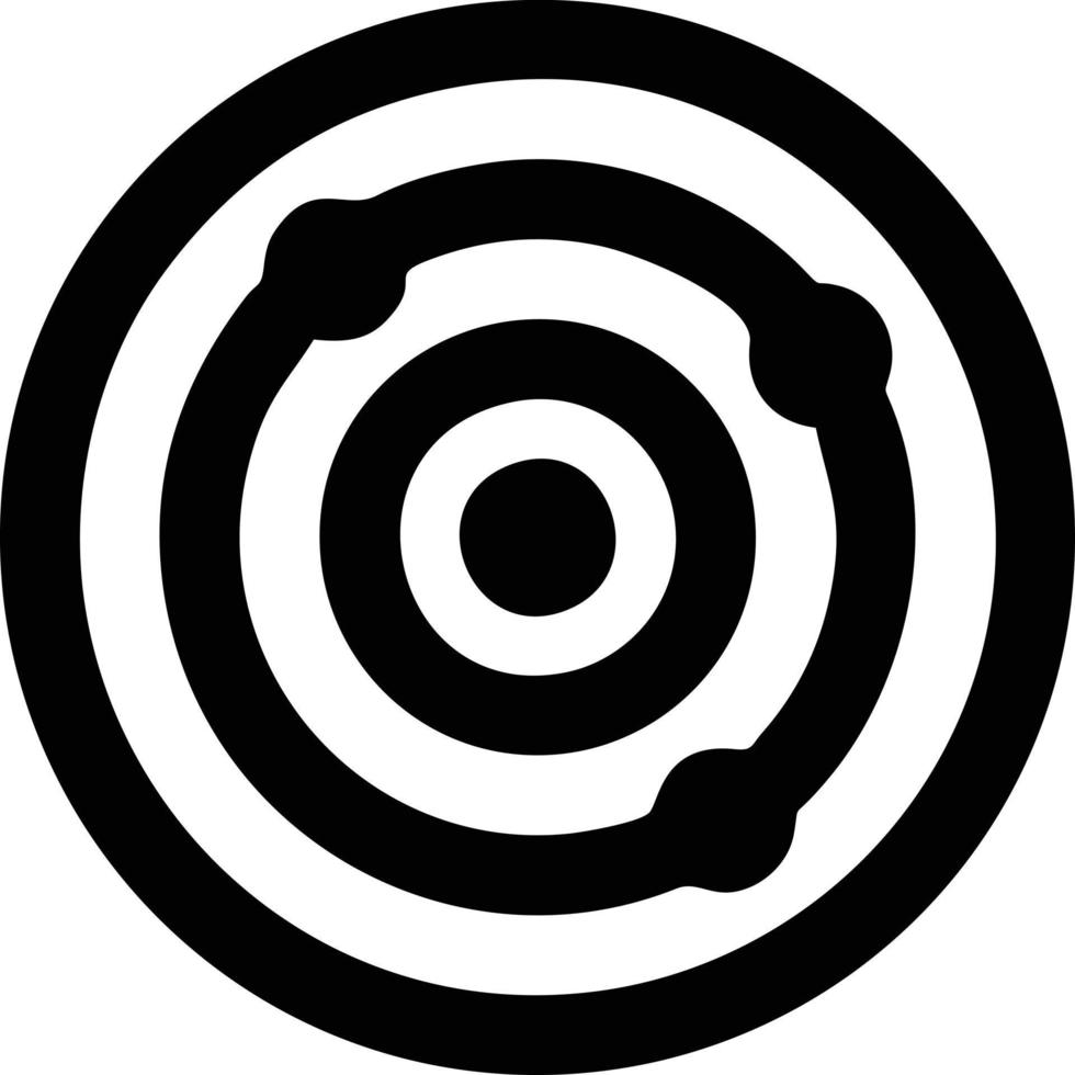 Target focus icon symbol design image, illustration of the success goal icon concept. EPS 10 vector