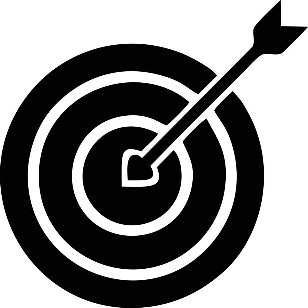 Target focus icon symbol design image, illustration of the success goal icon concept. EPS 10 vector