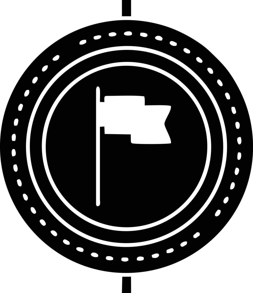 Target focus icon symbol design image, illustration of the success goal icon concept. EPS 10 vector