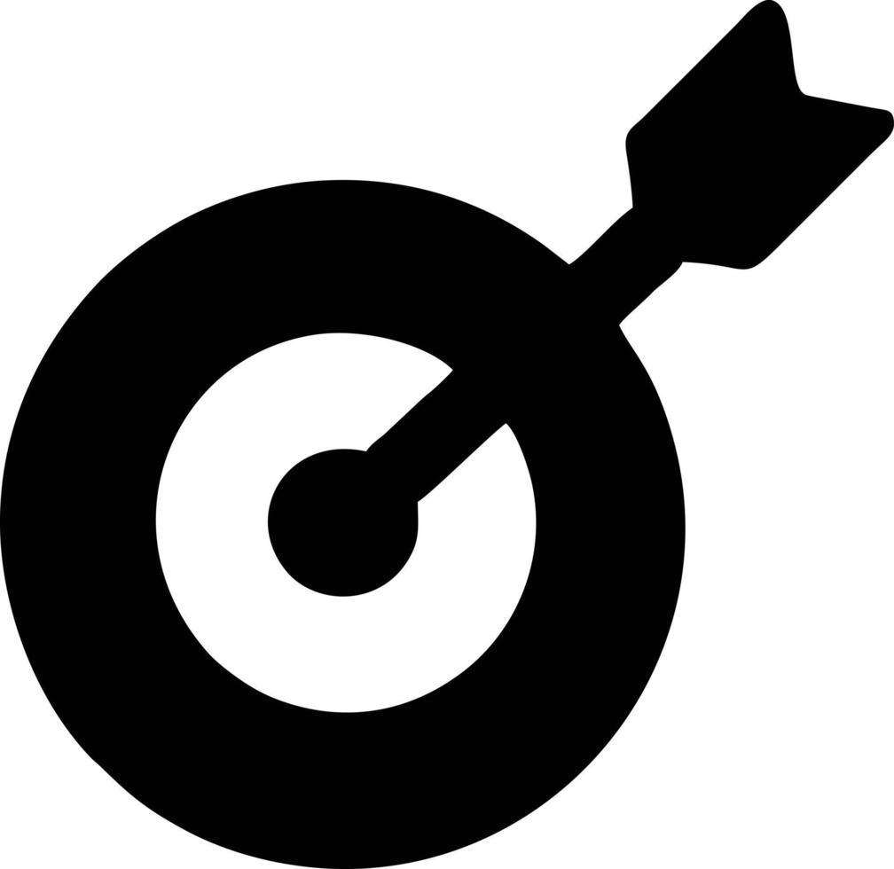 Target focus icon symbol design image, illustration of the success goal icon concept. EPS 10 vector