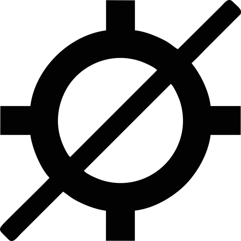Target focus icon symbol design image, illustration of the success goal icon concept. EPS 10 vector