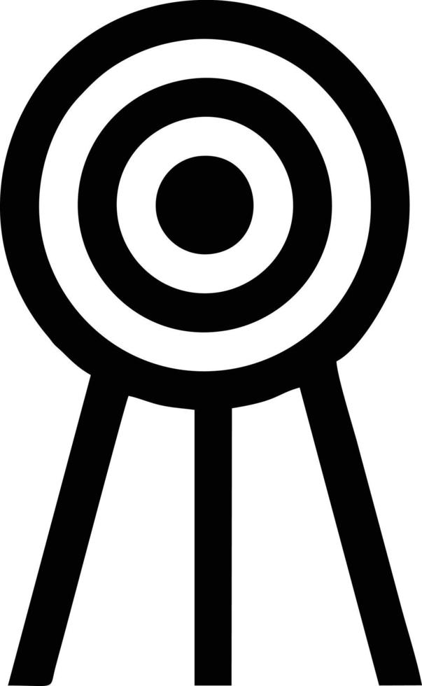 Target focus icon symbol design image, illustration of the success goal icon concept. EPS 10 vector