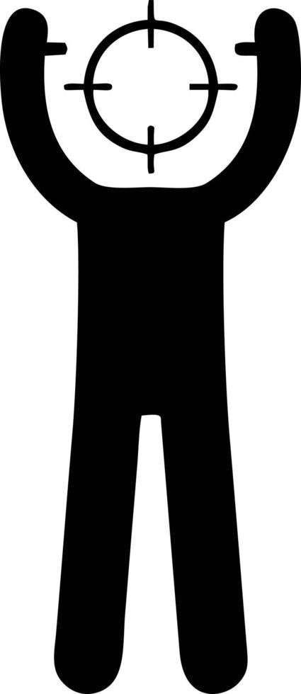 Target focus icon symbol design image, illustration of the success goal icon concept. EPS 10 vector