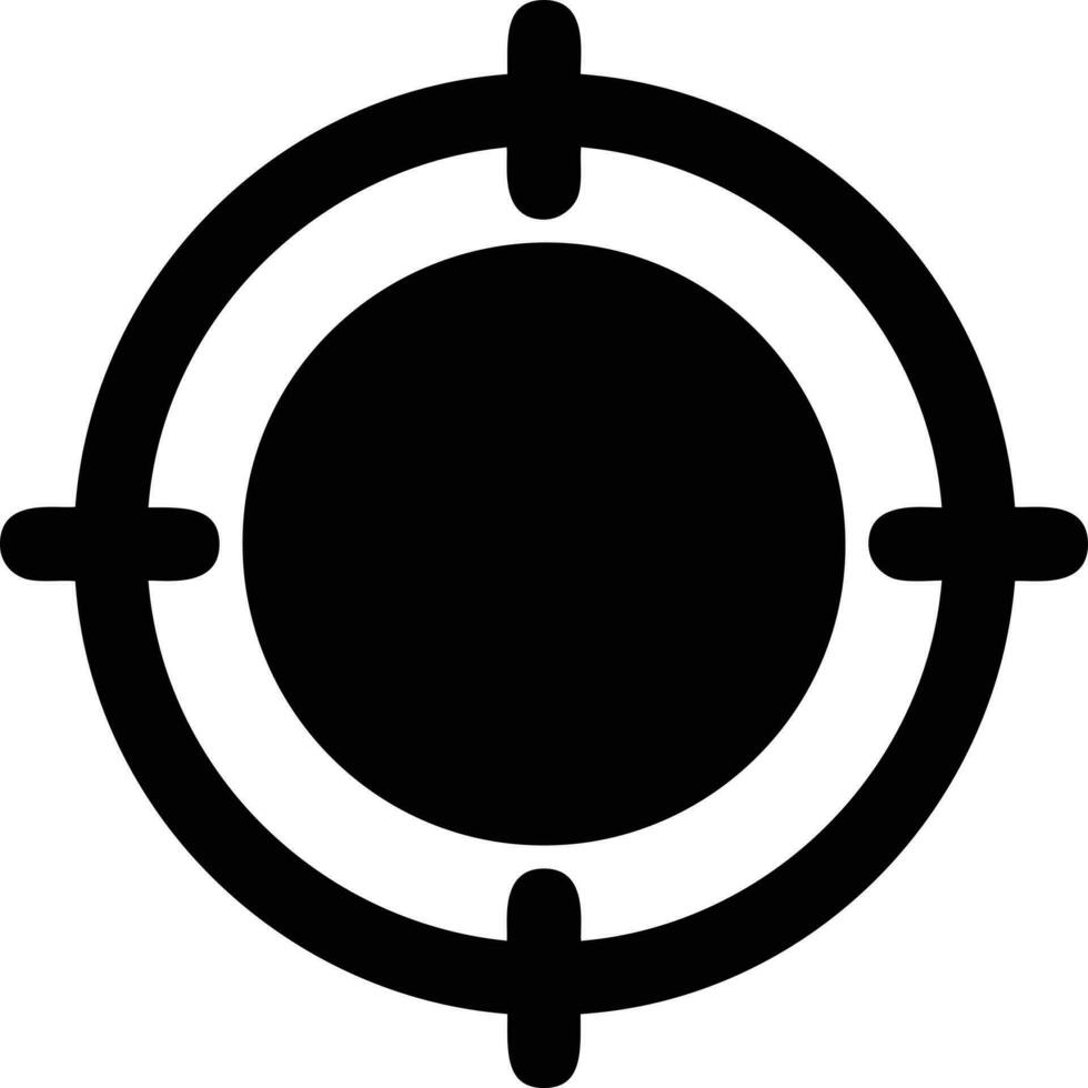 Target focus icon symbol design image, illustration of the success goal icon concept. EPS 10 vector
