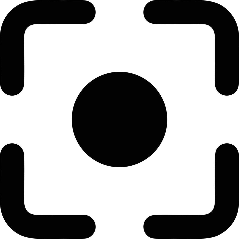 Target focus icon symbol design image, illustration of the success goal icon concept. EPS 10 vector