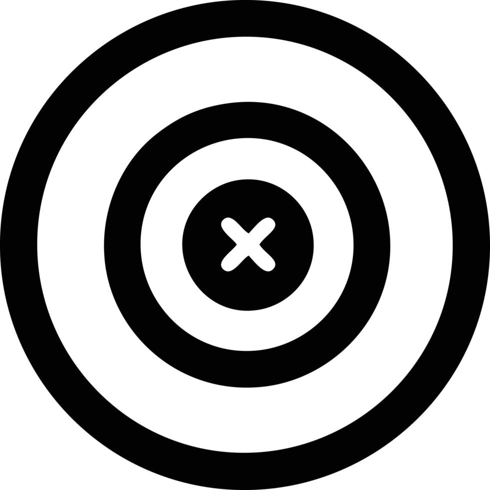 Target focus icon symbol design image, illustration of the success goal icon concept. EPS 10 vector