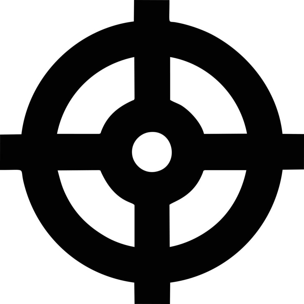 Target focus icon symbol design image, illustration of the success goal icon concept. EPS 10 vector