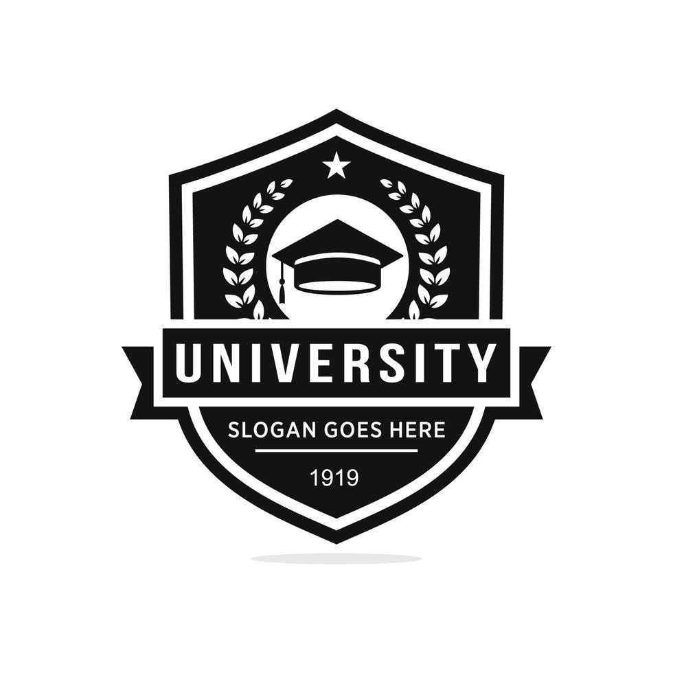 University logo design vector