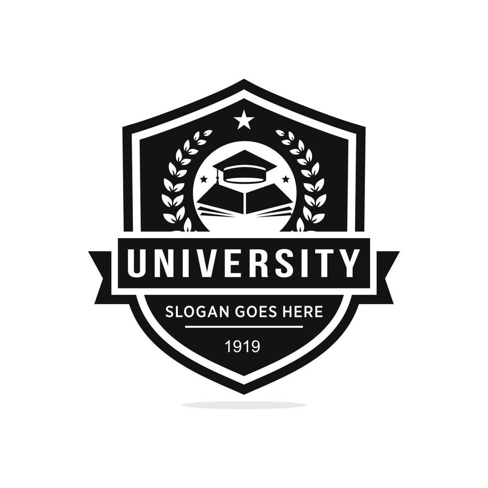 University logo design vector