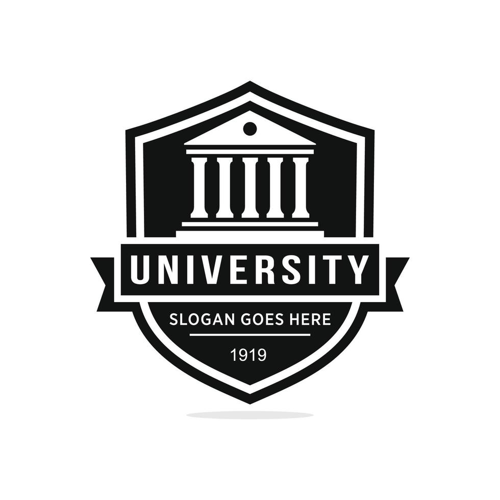 University logo design vector