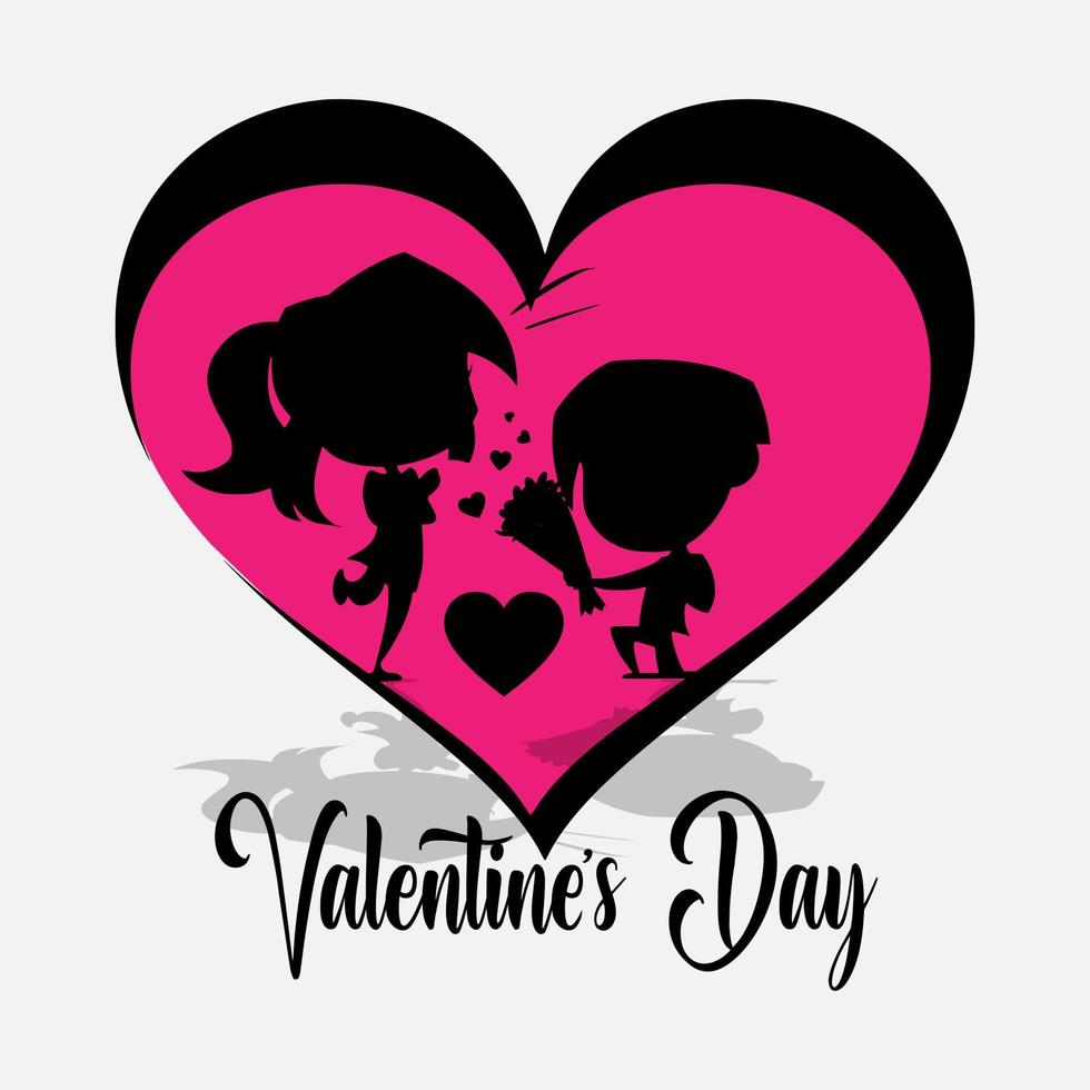 valentines day illustration vector design