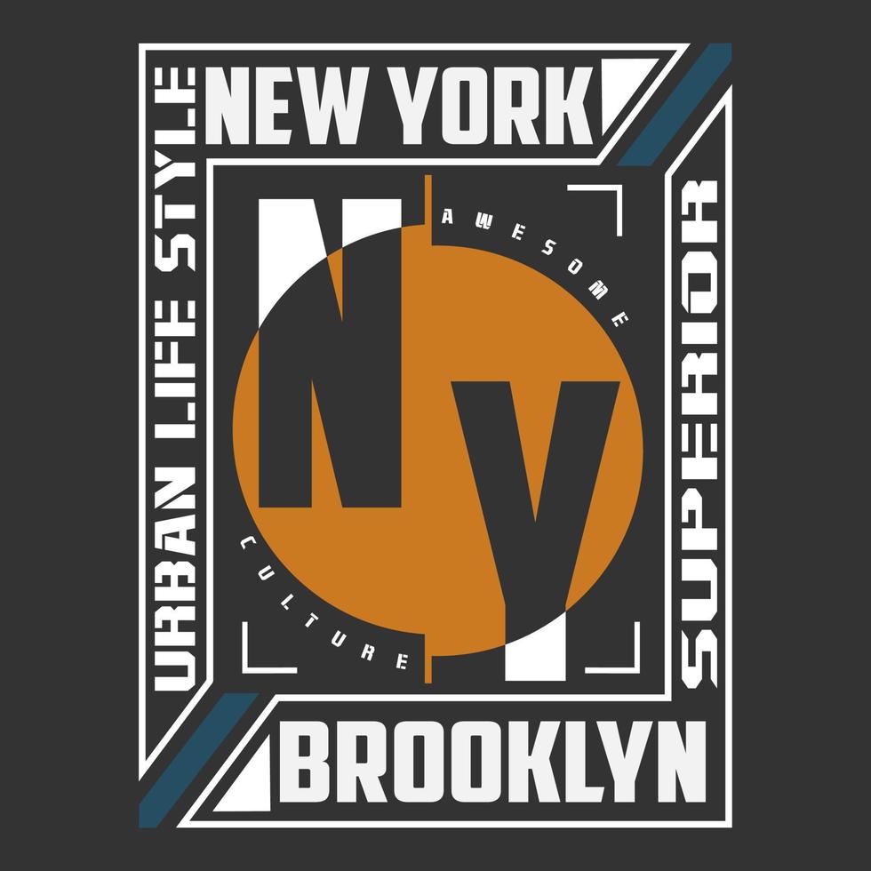 new york  logo text vector design