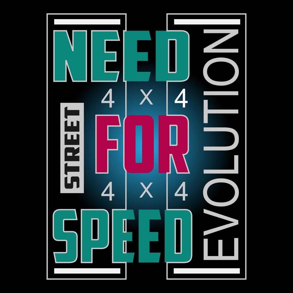 vector need for speed text logo  design
