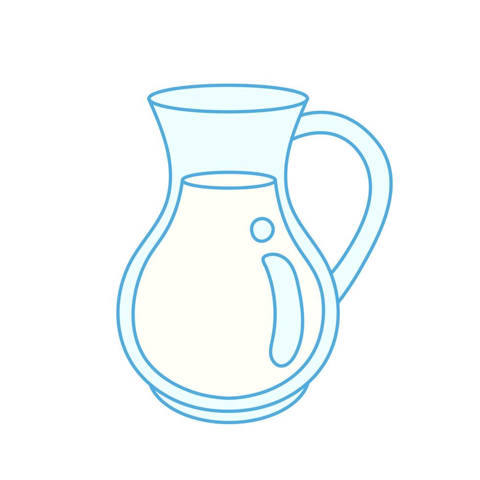 Jug of water doodle vector