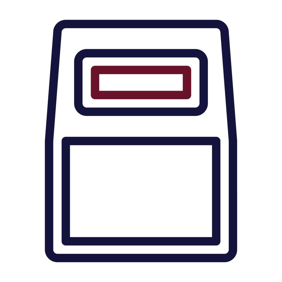 armor icon duocolor style maroon navy colour military illustration vector army element and symbol perfect.