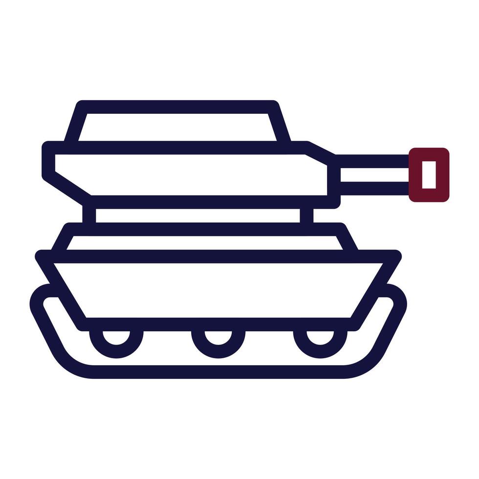 tank icon duocolor style maroon navy colour military illustration vector army element and symbol perfect.