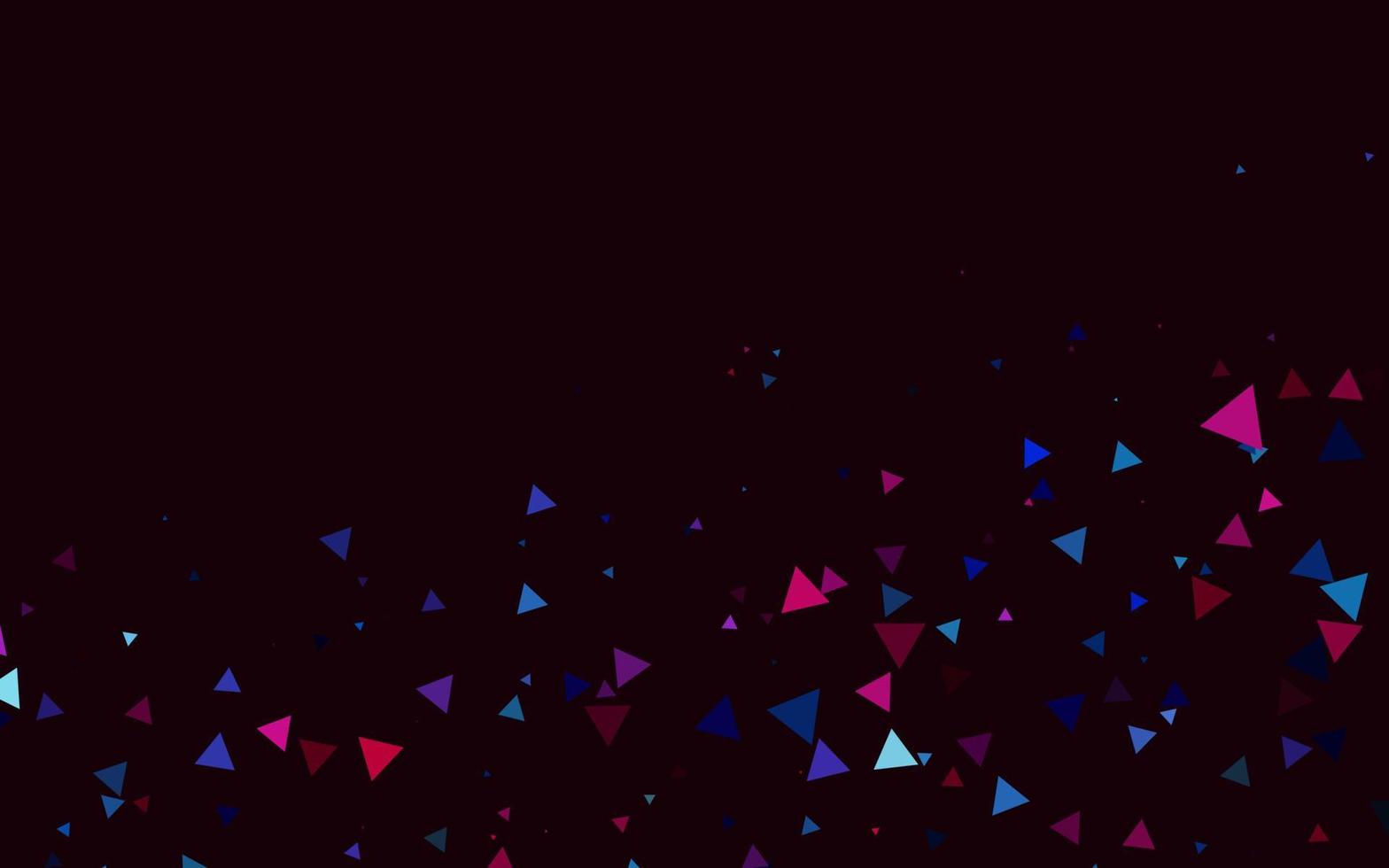Light Blue, Red vector background with triangles.