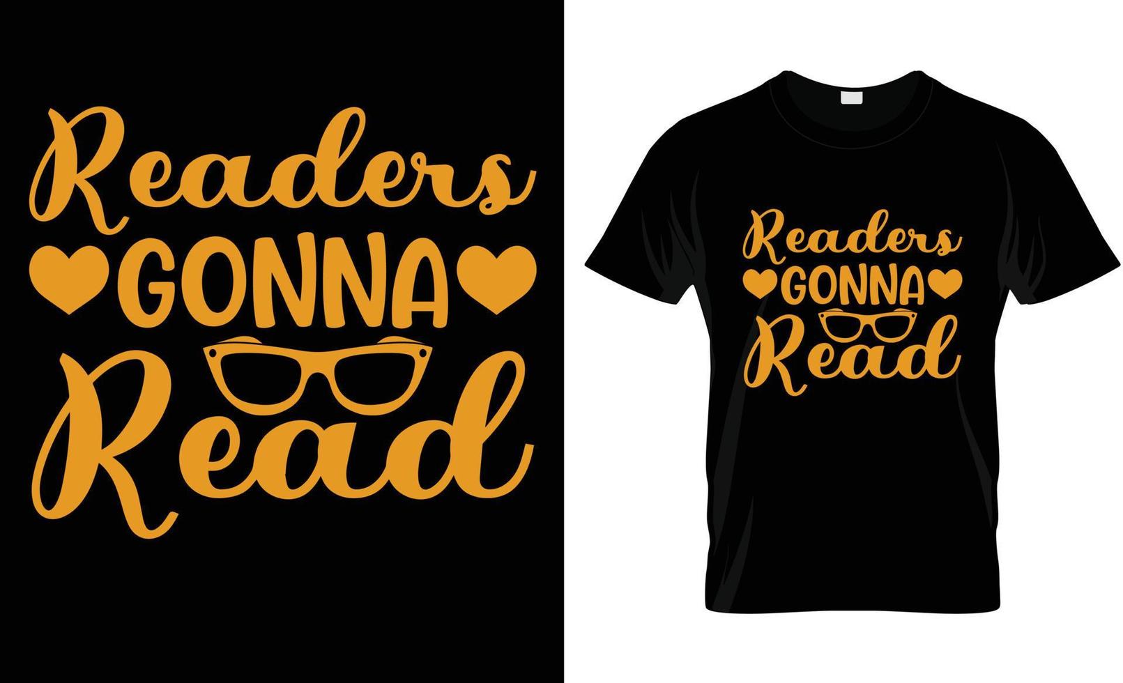lectores voy a leer - leyendo t camisas diseño, mano dibujado letras frase vector