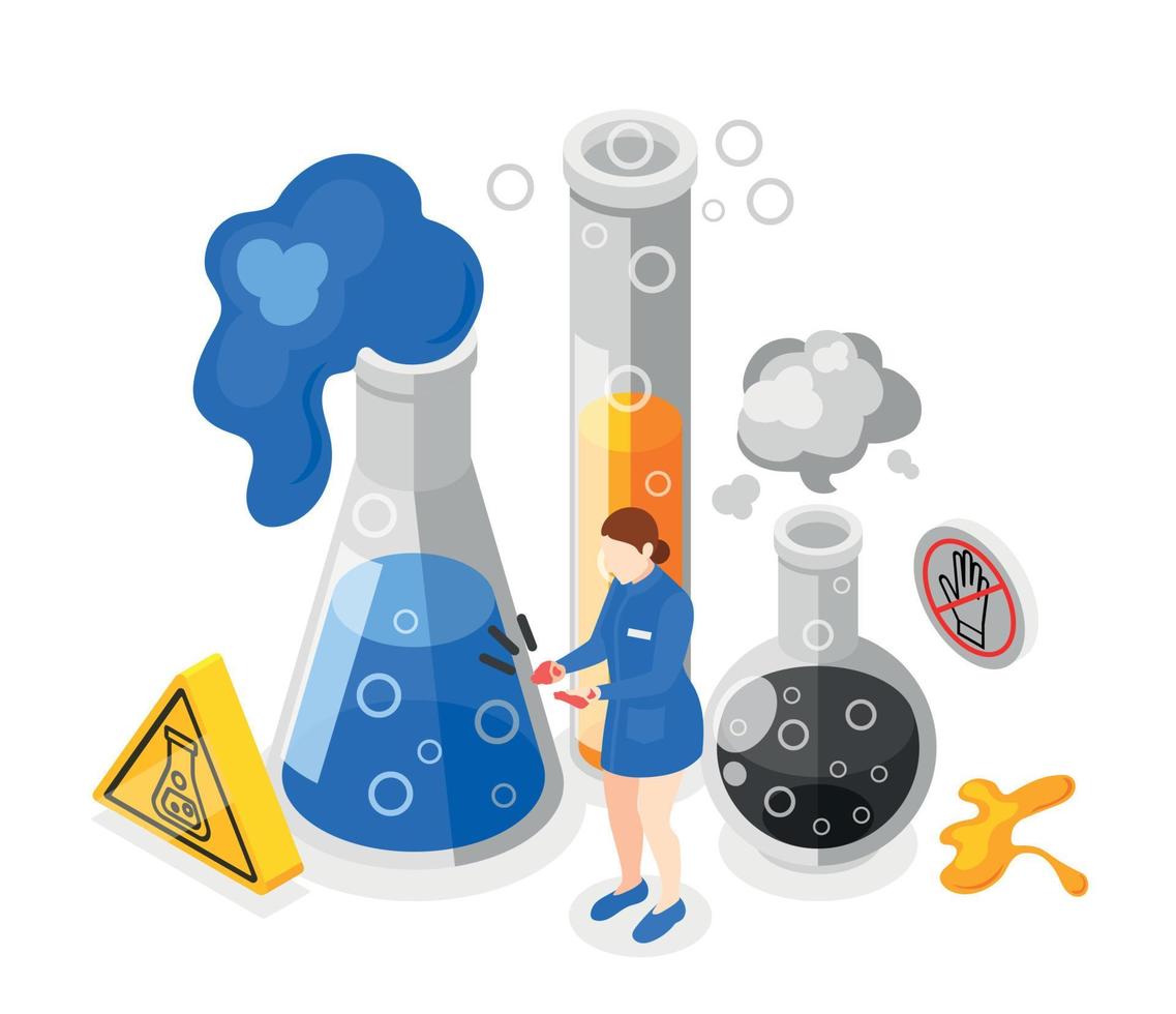 Safety at Workplace Composition vector