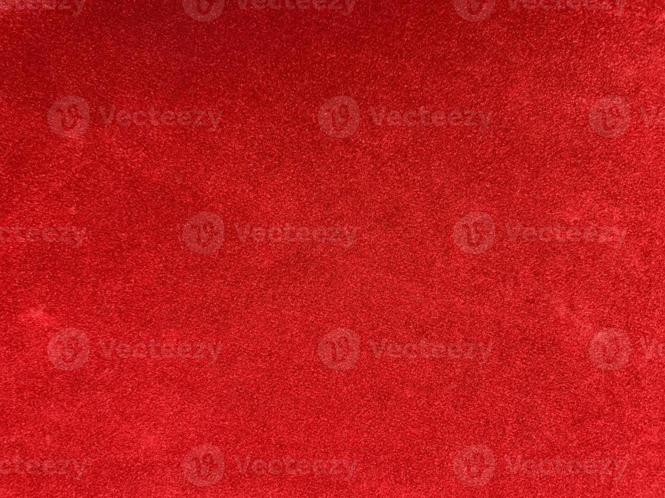 red velvet fabric texture used as background. Empty red fabric background of soft and smooth textile material. There is space for text.. photo