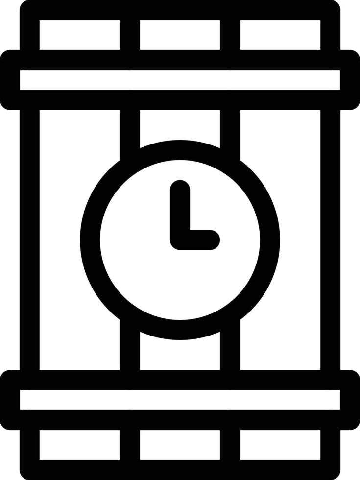 ilustración de vector de bomba de tiempo en un fondo. símbolos de calidad premium. iconos vectoriales para concepto y diseño gráfico.