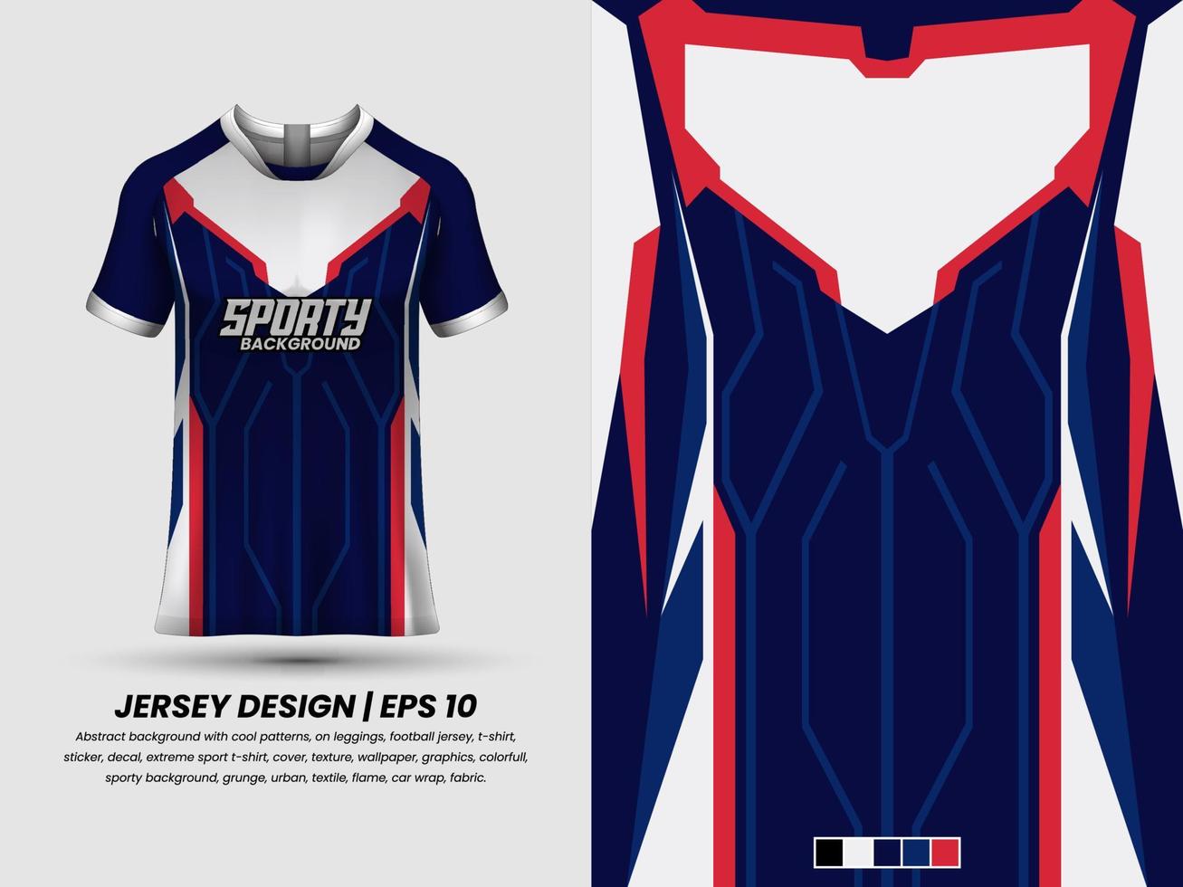 aplicacion modelo a jersey, Listo a imprimir, sublimación diseño vector