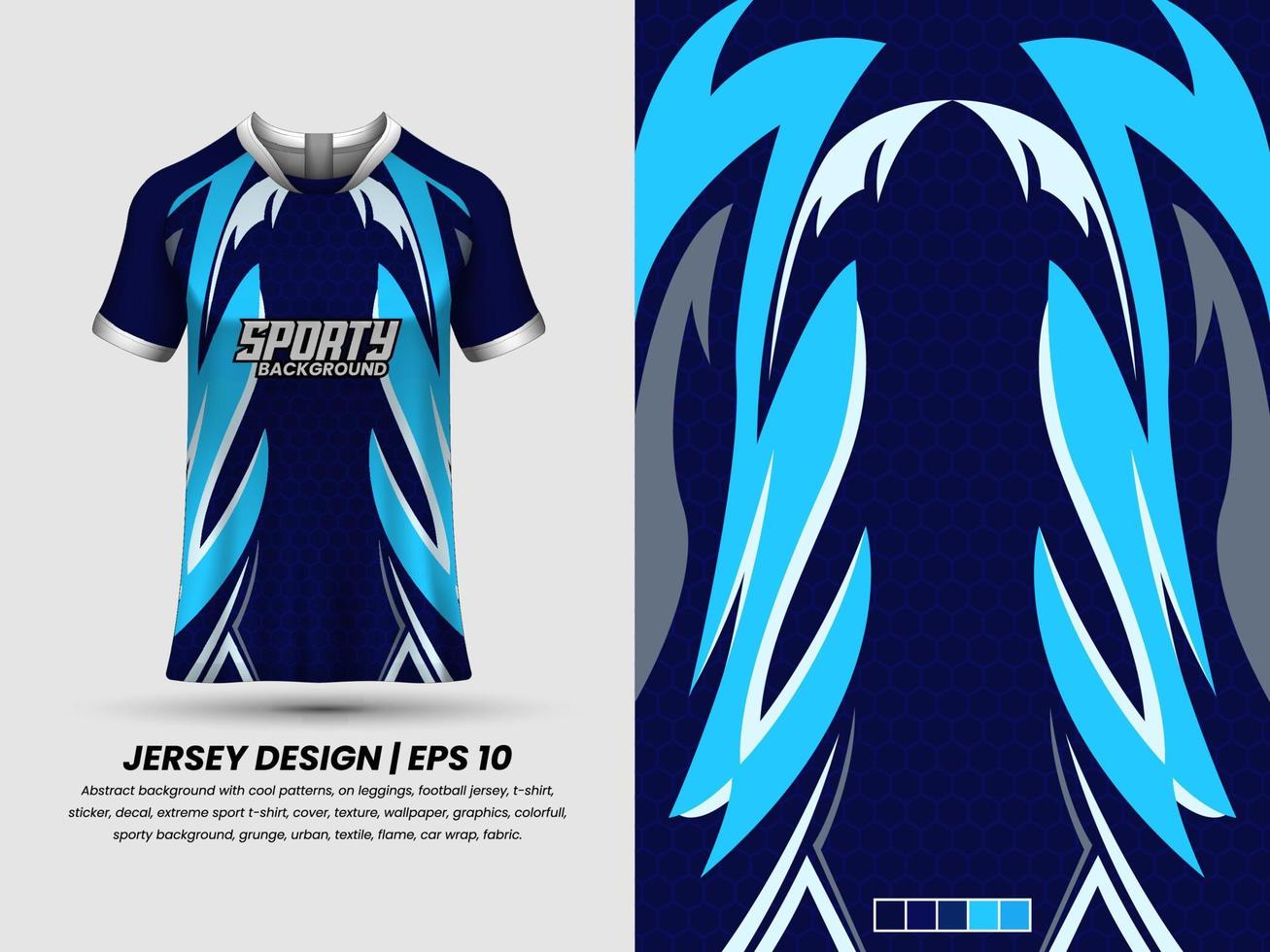 aplicacion modelo a jersey, Listo a imprimir, sublimación diseño vector