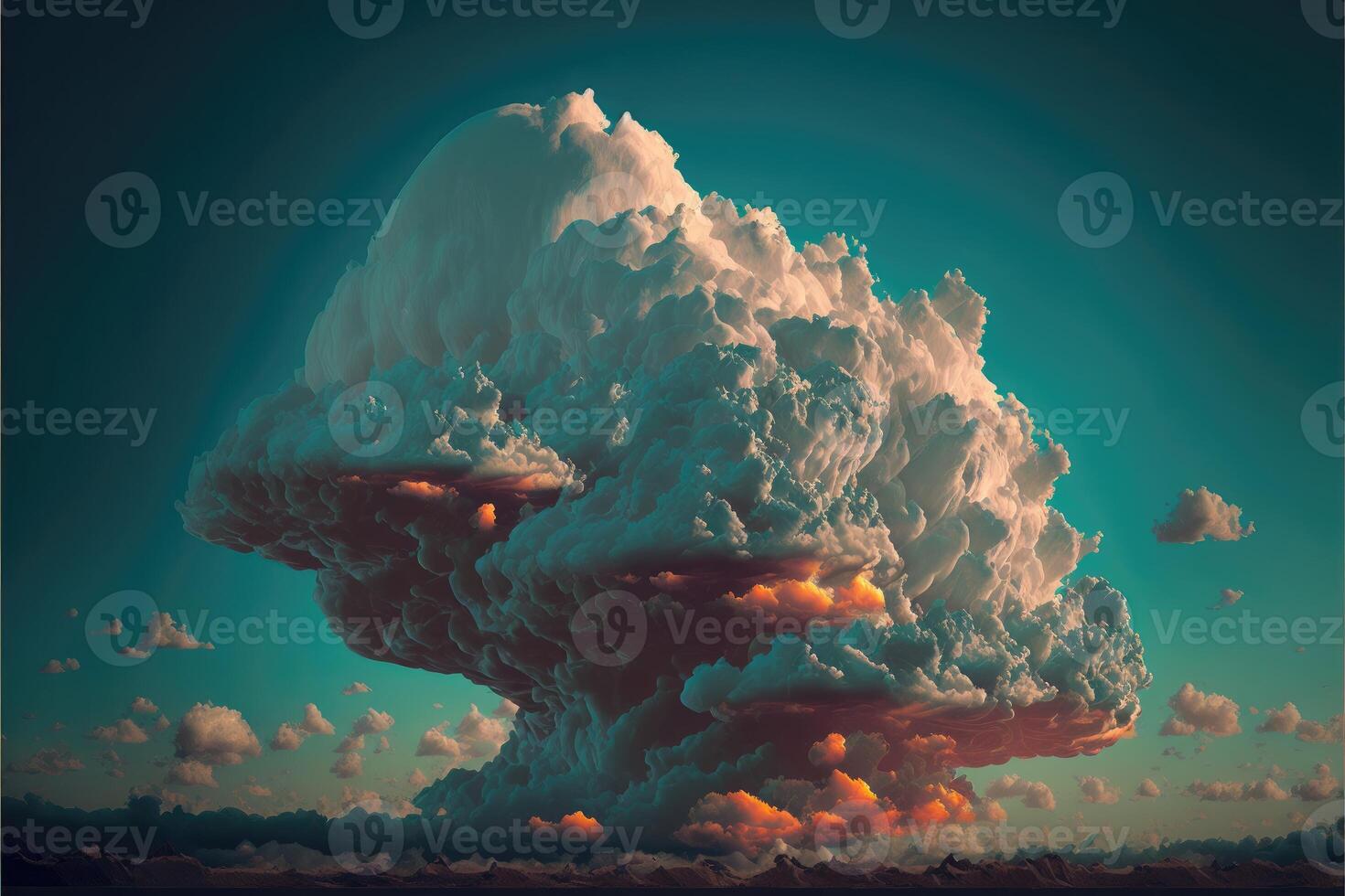 Cloud on the sky abstract background. photo