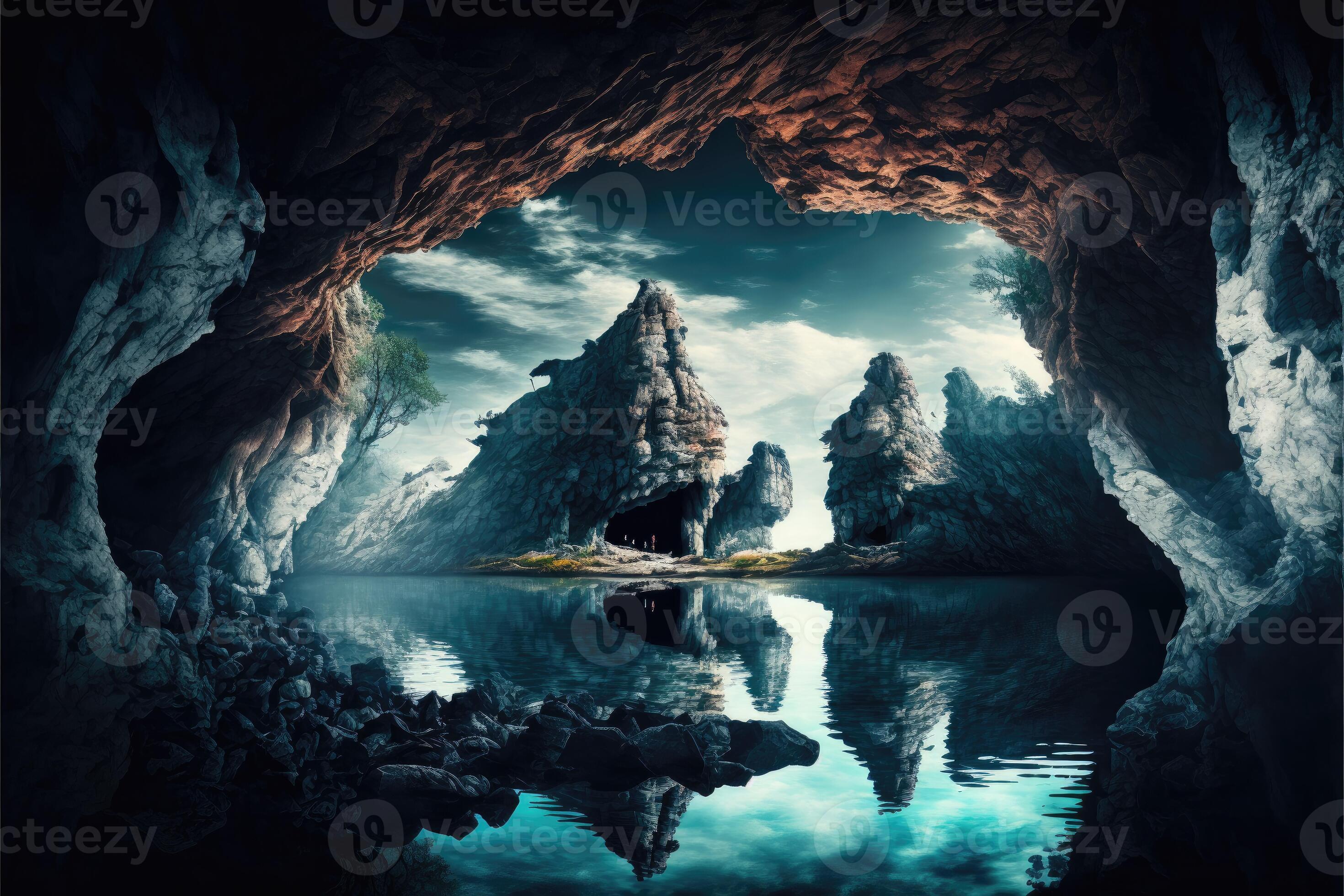 Cave Entrance Background Pack