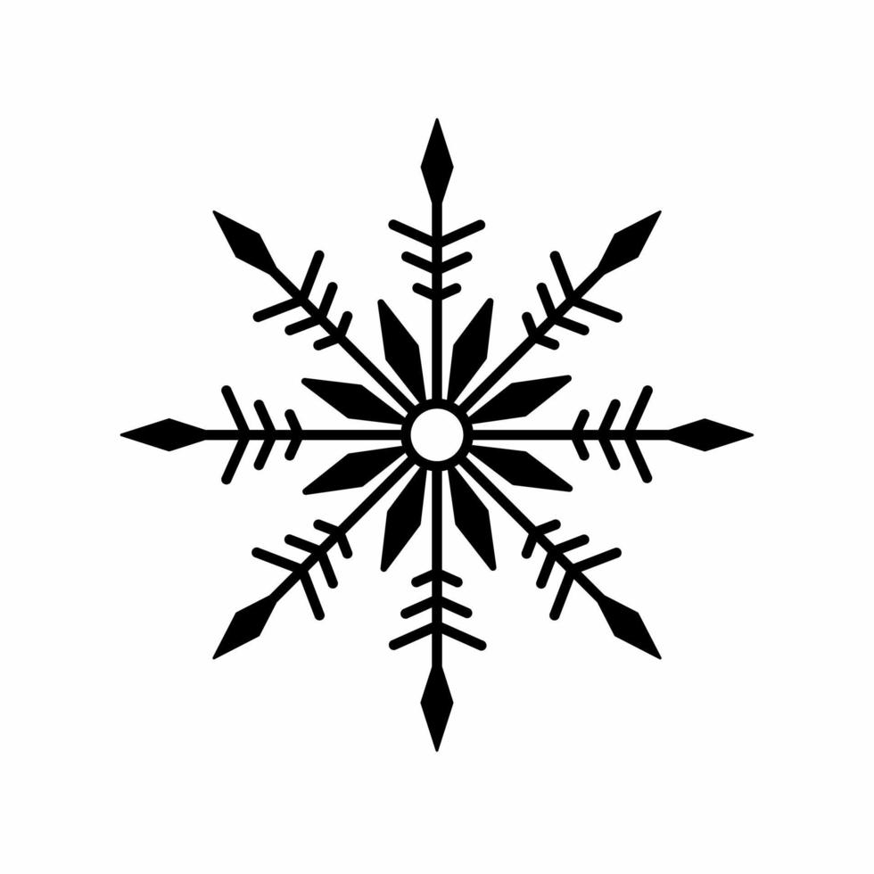 Snowflake icon simple illustration. Stock vector. vector