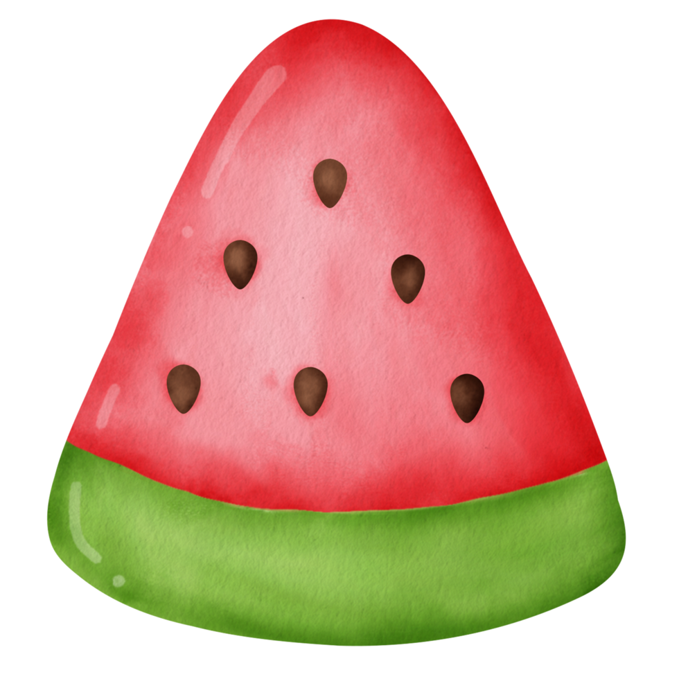 Hand drawn collection of watermelons. png