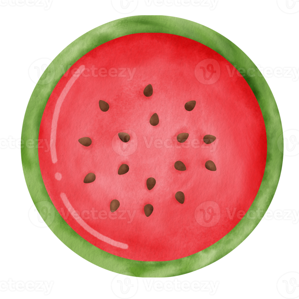 Hand drawn collection of watermelons. png