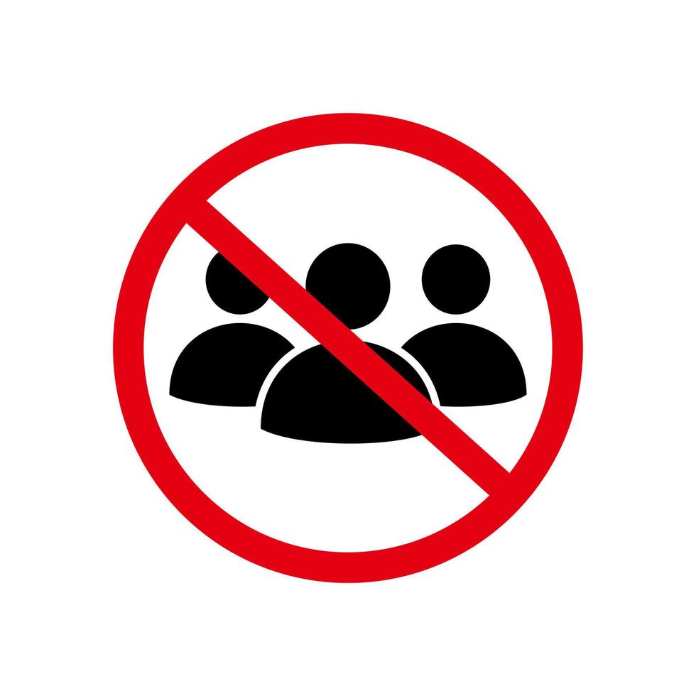 No group of people vector icon
