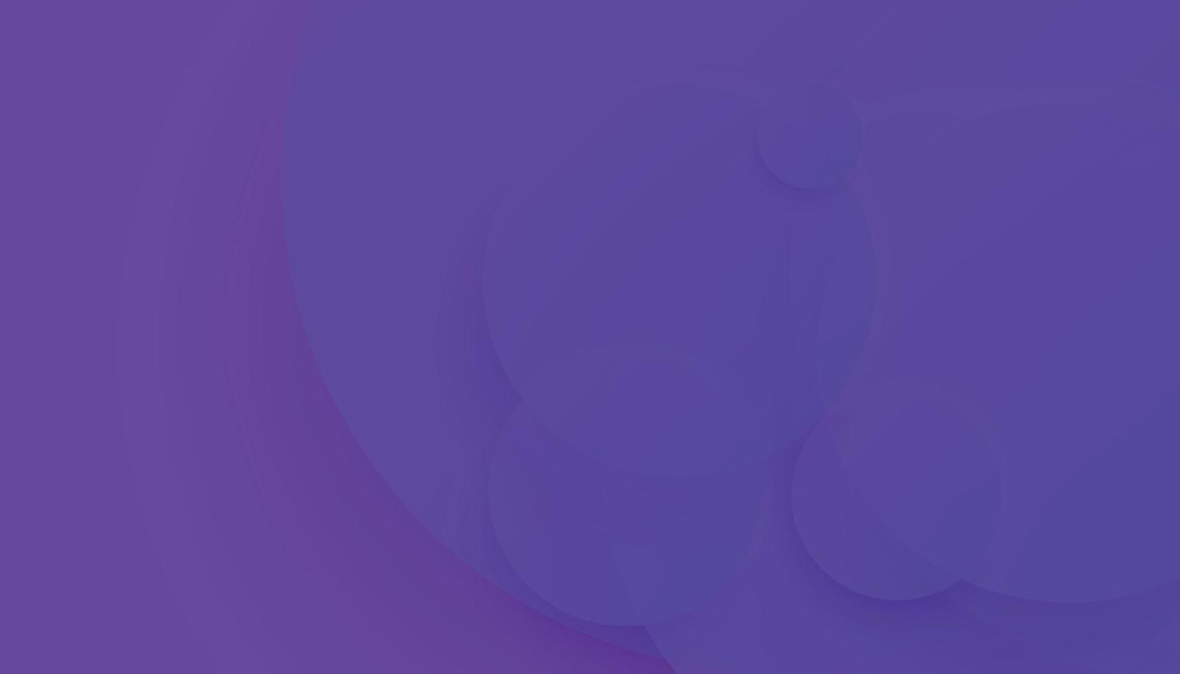 Abstract Purple Overlap Circles Background. Soft Color 3D Paper Circle Banner with Drop Shadows vector
