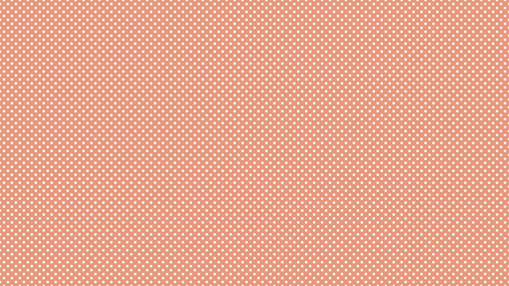 white color polka dots over dark salmon red background vector