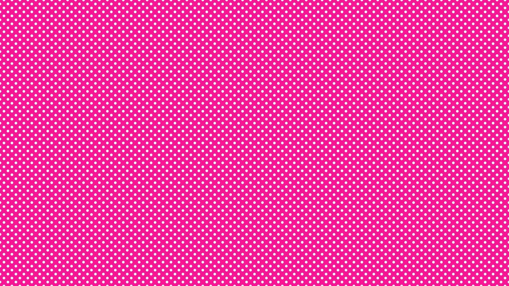 white color polka dots over deep pink background vector