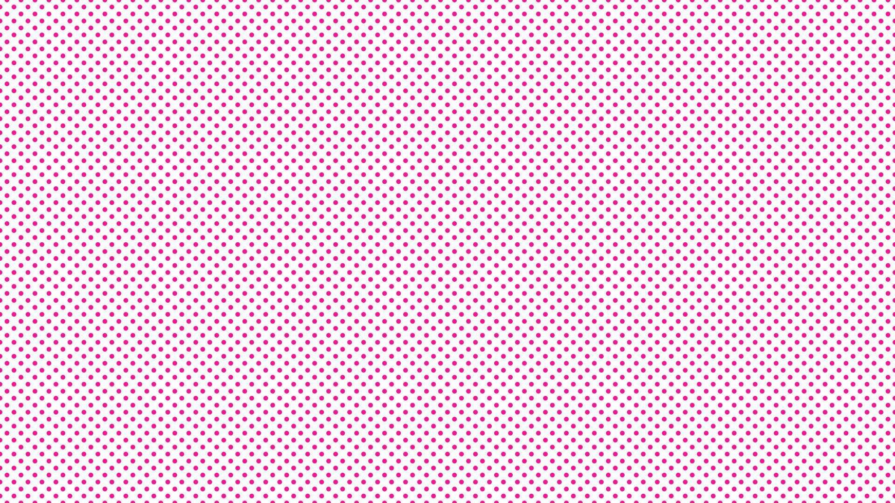 deep pink color polka dots background vector