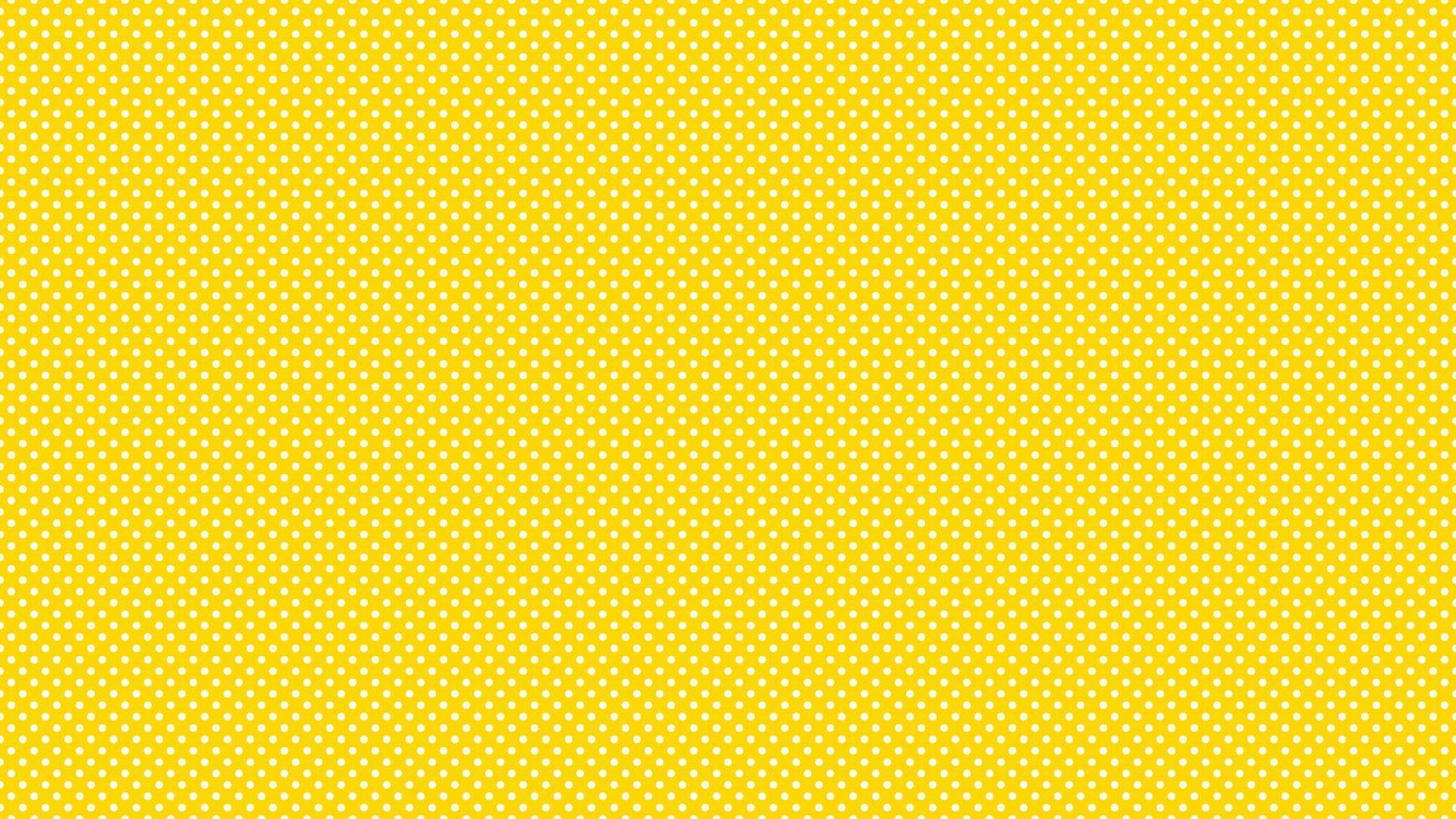 white color polka dots over gold yellow background vector