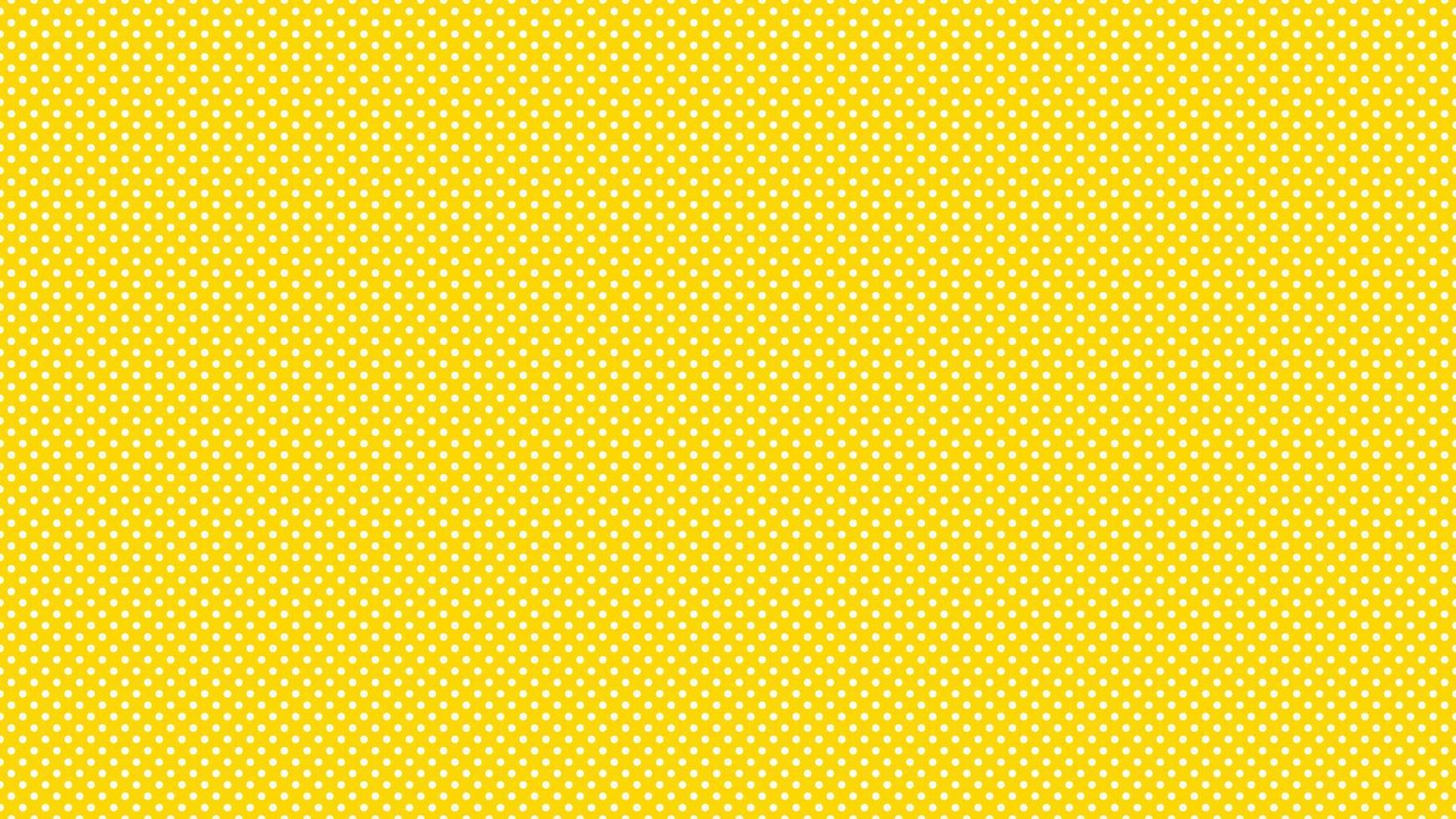 white color polka dots over gold yellow background vector