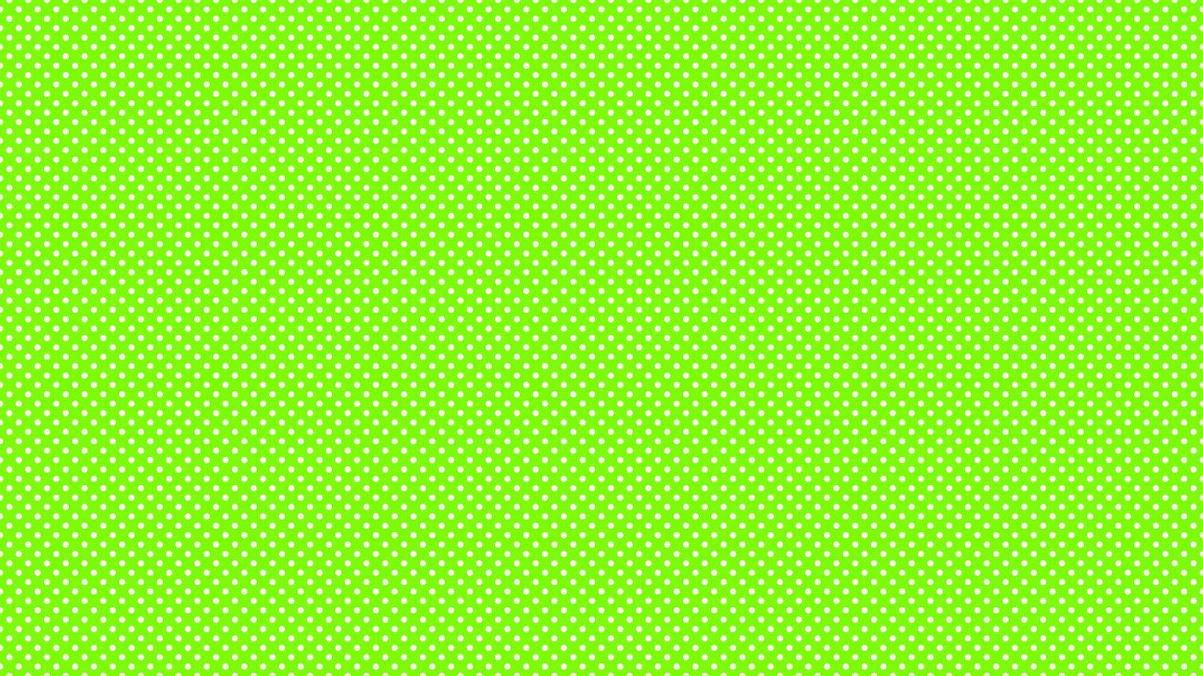 white color polka dots over lawn green background vector