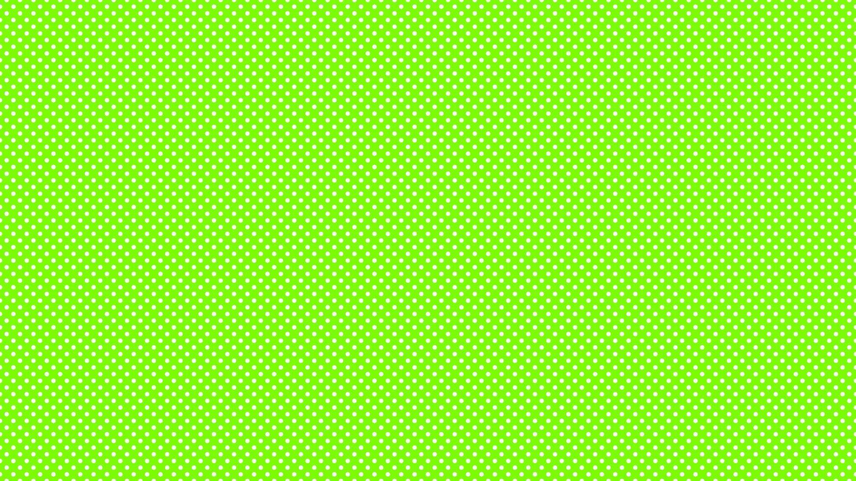 white color polka dots over lawn green background vector