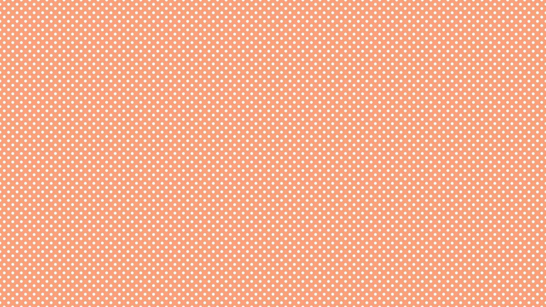 white color polka dots over light salmon red background vector