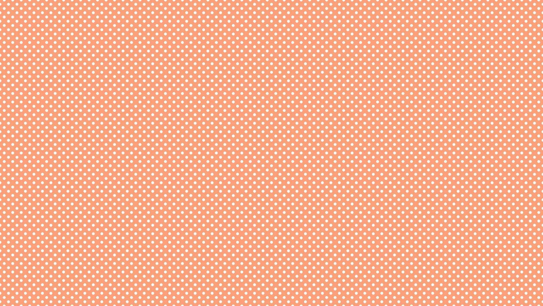 white color polka dots over light salmon red background vector