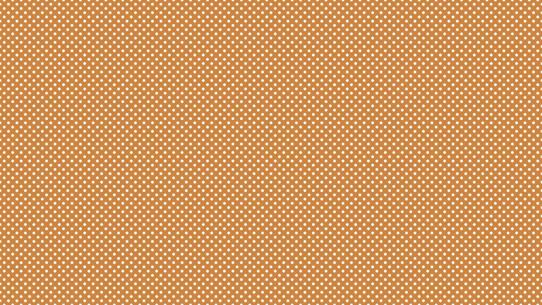 white color polka dots over peru brown background vector