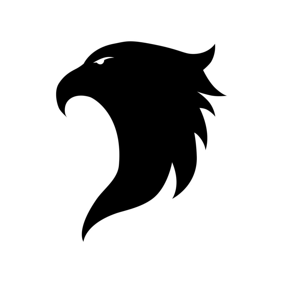 logotipo de vector de cabeza de águila