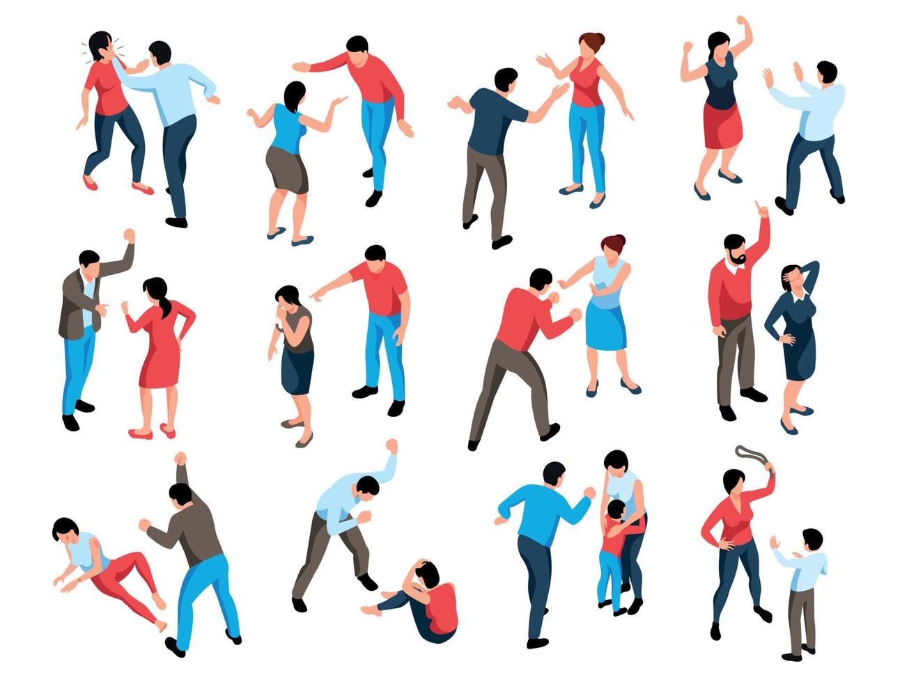 Isometric Family Conflict Set vector