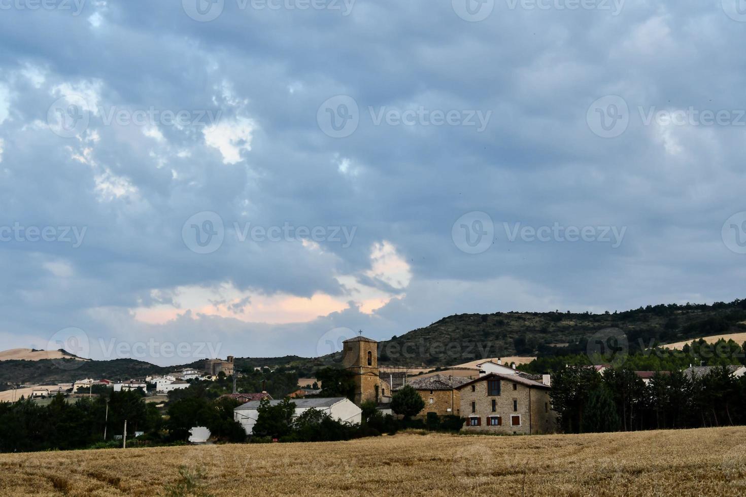 Scenic rural landscape photo