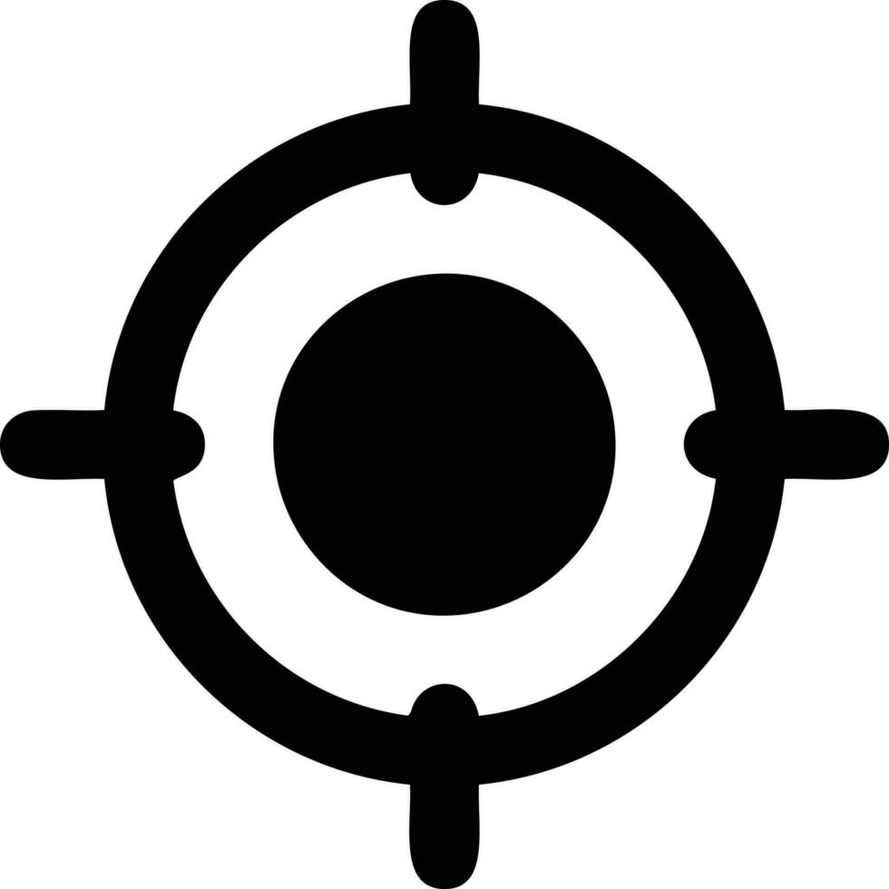 Target focus icon symbol design image, illustration of the success goal icon concept. EPS 10 vector