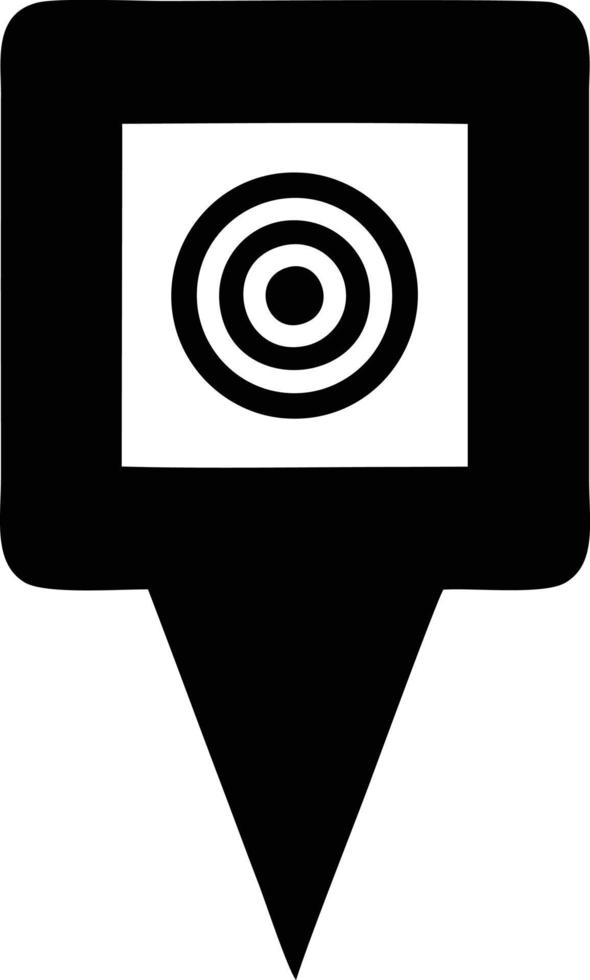 Target focus icon symbol design image, illustration of the success goal icon concept. EPS 10 vector